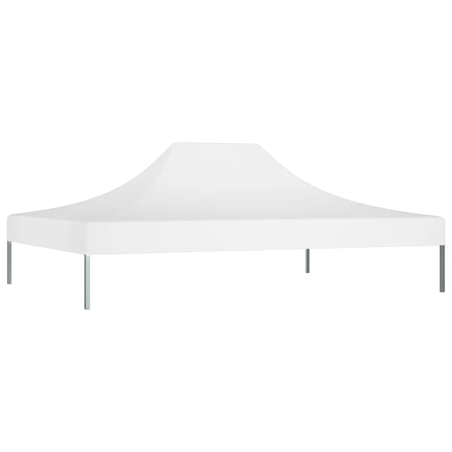Toit de tente de réception 4,5x3 m Blanc 270 g/m² - 2