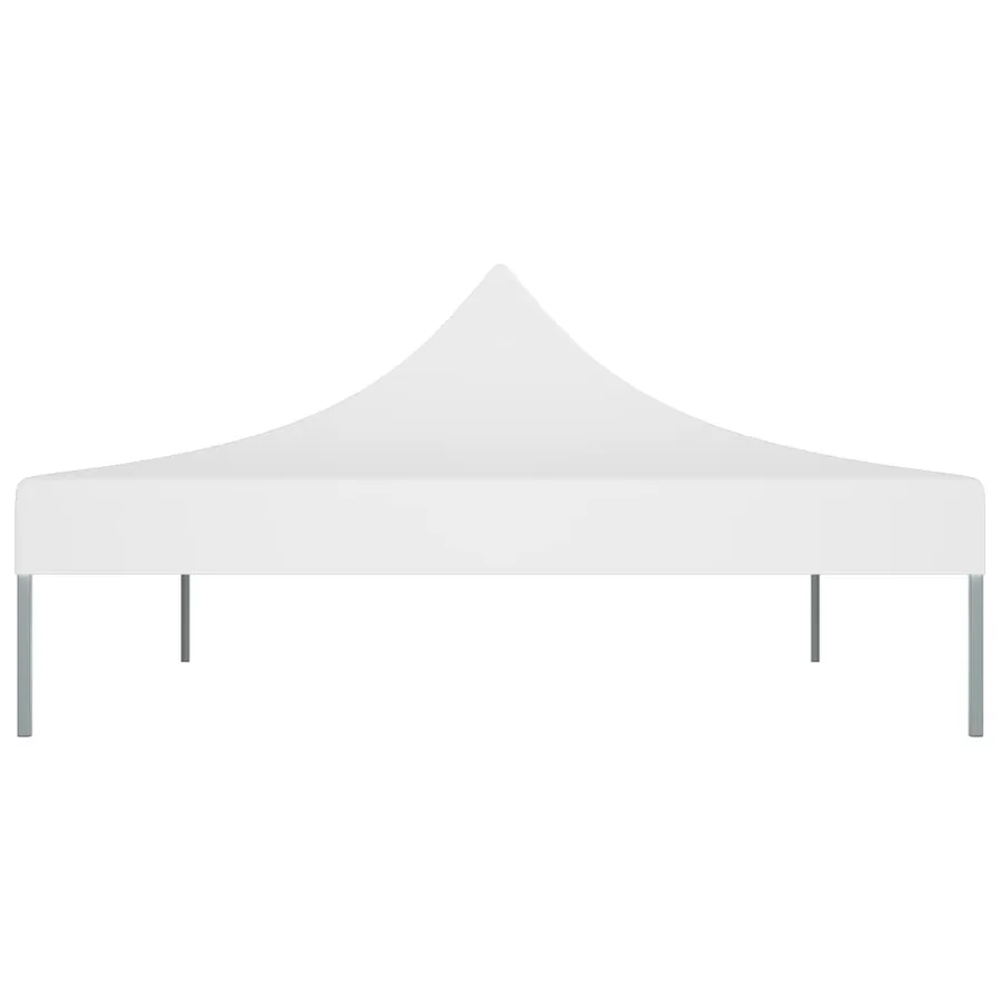 Toit de tente de réception 4,5x3 m Blanc 270 g/m² - 4
