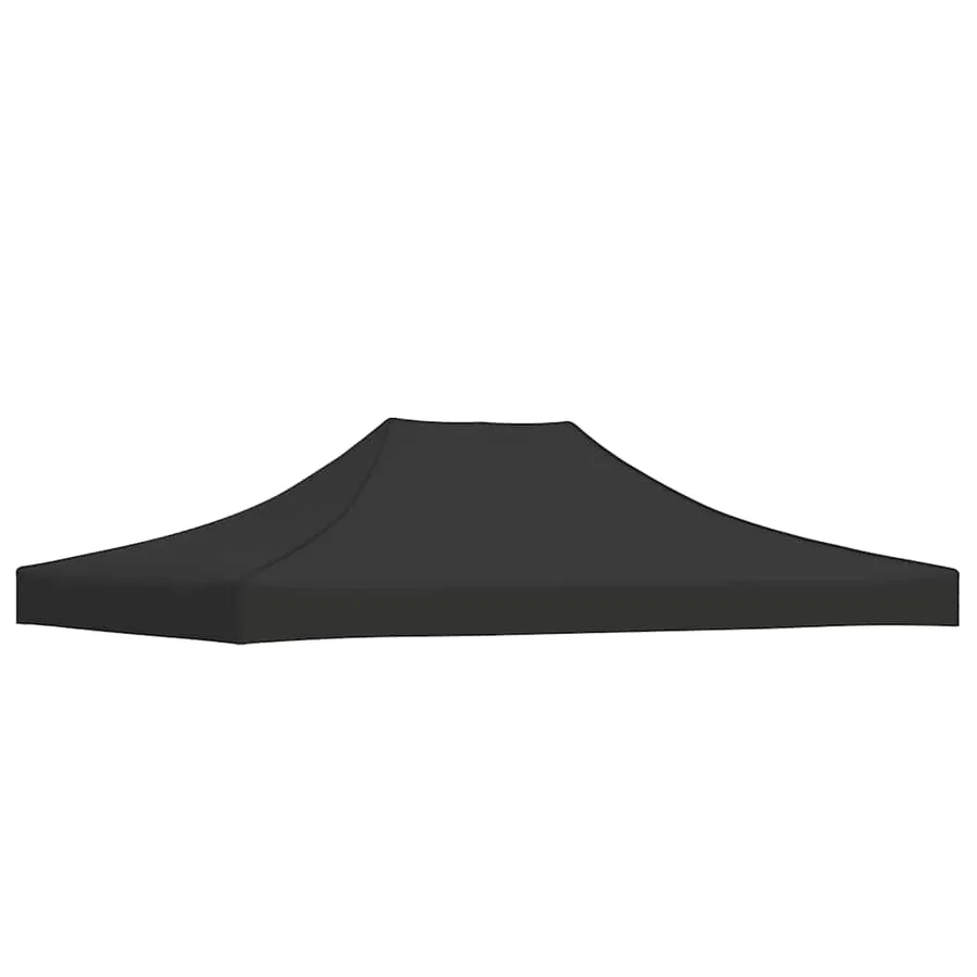Toit de tente de réception 4,5x3 m Noir 270 g/m² - 2