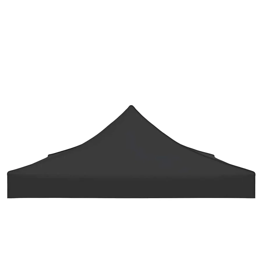 Toit de tente de réception 4,5x3 m Noir 270 g/m² - 5