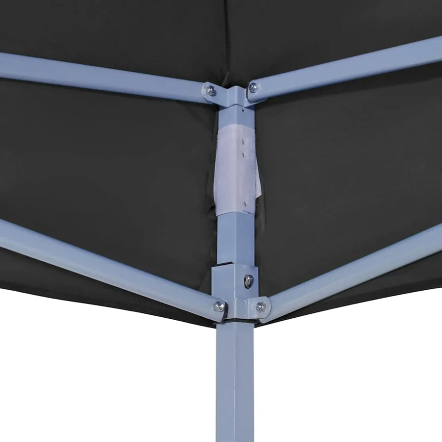 Toit de tente de réception 4,5x3 m Noir 270 g/m² - 6