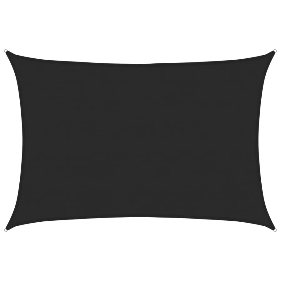 Voile d'ombrage 160 g/m² Noir 5x6 m PEHD - 2