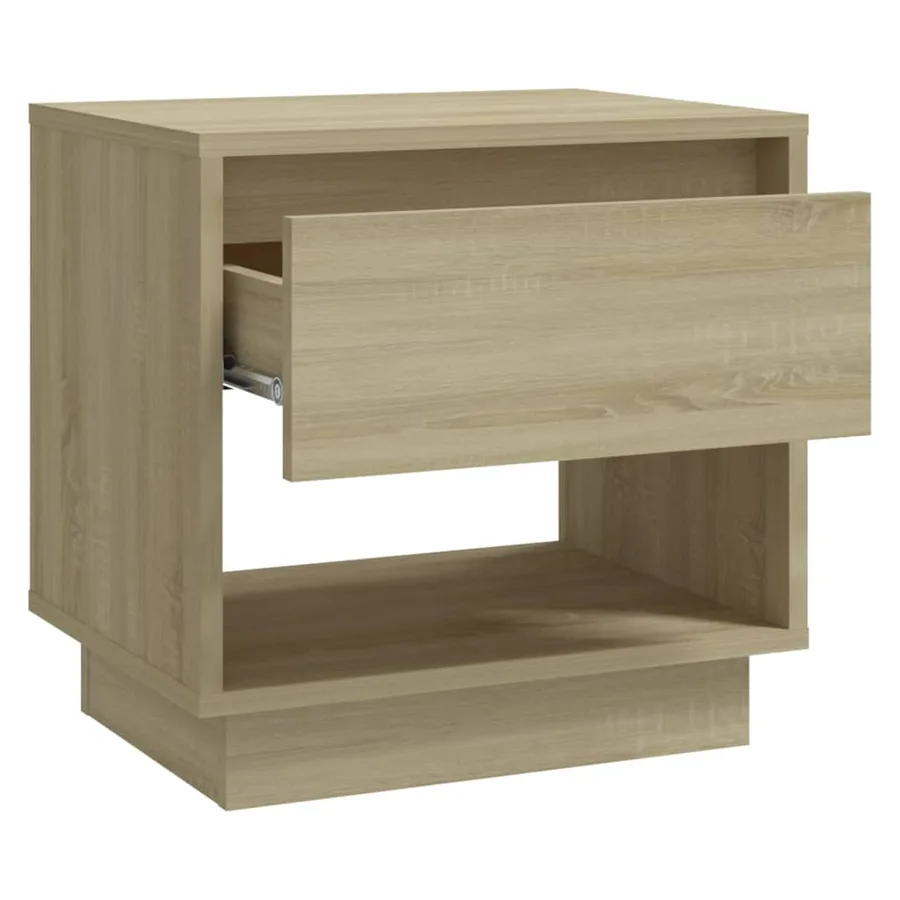 Table de chevet Chêne sonoma 45x34x44 cm bois d'ingénierie - 5