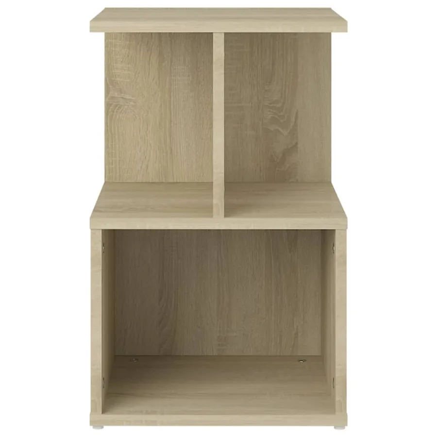 Tables de chevet 2pcs Chêne sonoma 35x35x55cm bois d'ingénierie - 3