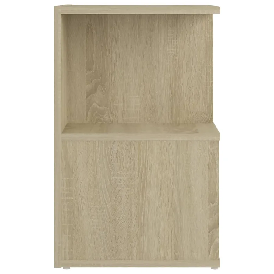 Tables de chevet 2pcs Chêne sonoma 35x35x55cm bois d'ingénierie - 4