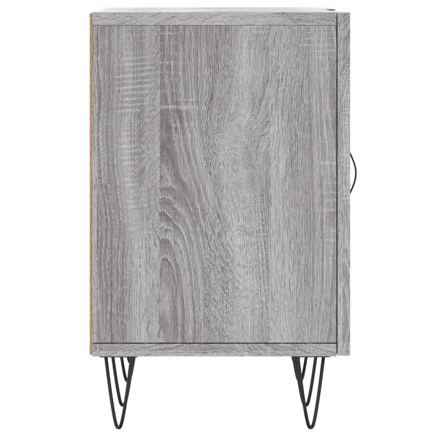 Meuble TV sonoma gris 150x30x50 cm bois d'ingénierie - 7