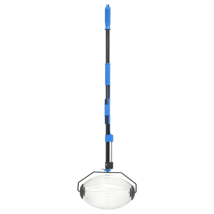 Collecteur de noix bleu 127 cm acier - 2