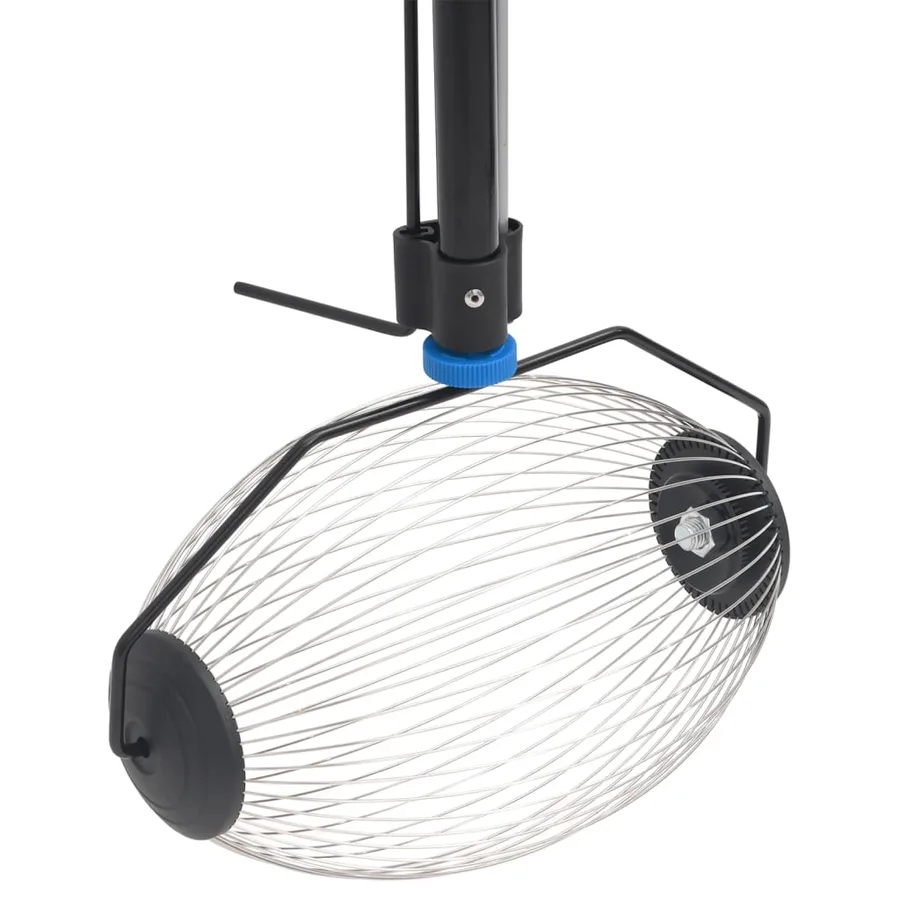 Collecteur de noix bleu 127 cm acier - 4