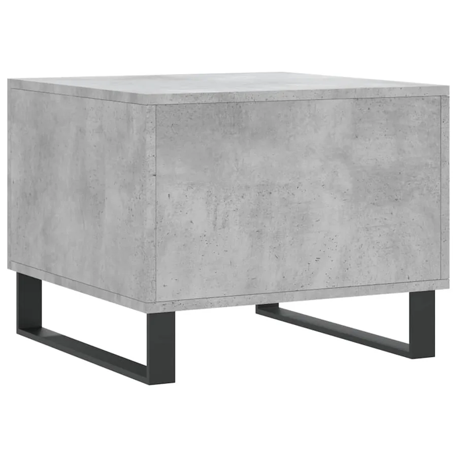 Tables basses 2 pcs gris béton 50x50x40 cm bois d'ingénierie - 9