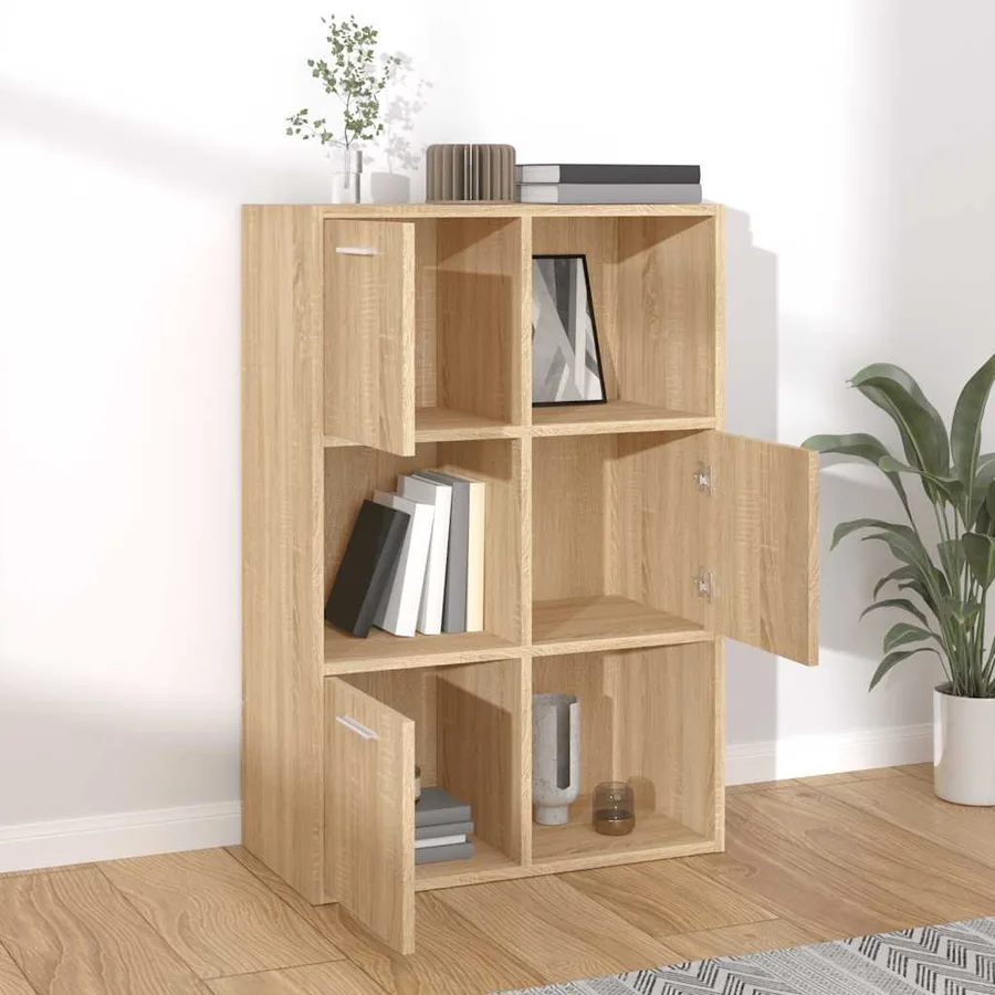 Armoire de rangement Chêne sonoma 60x29,5x90 cm Bois ingénierie - 3