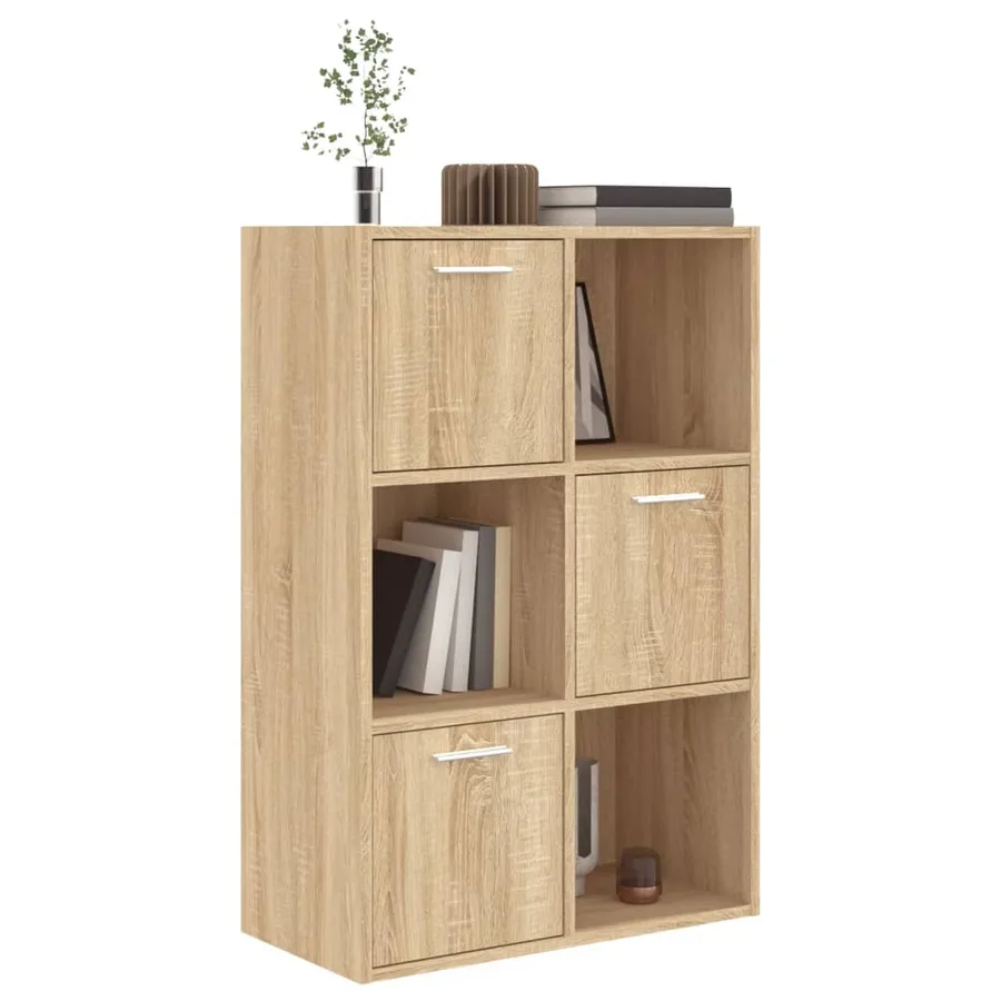 Armoire de rangement Chêne sonoma 60x29,5x90 cm Bois ingénierie - 4