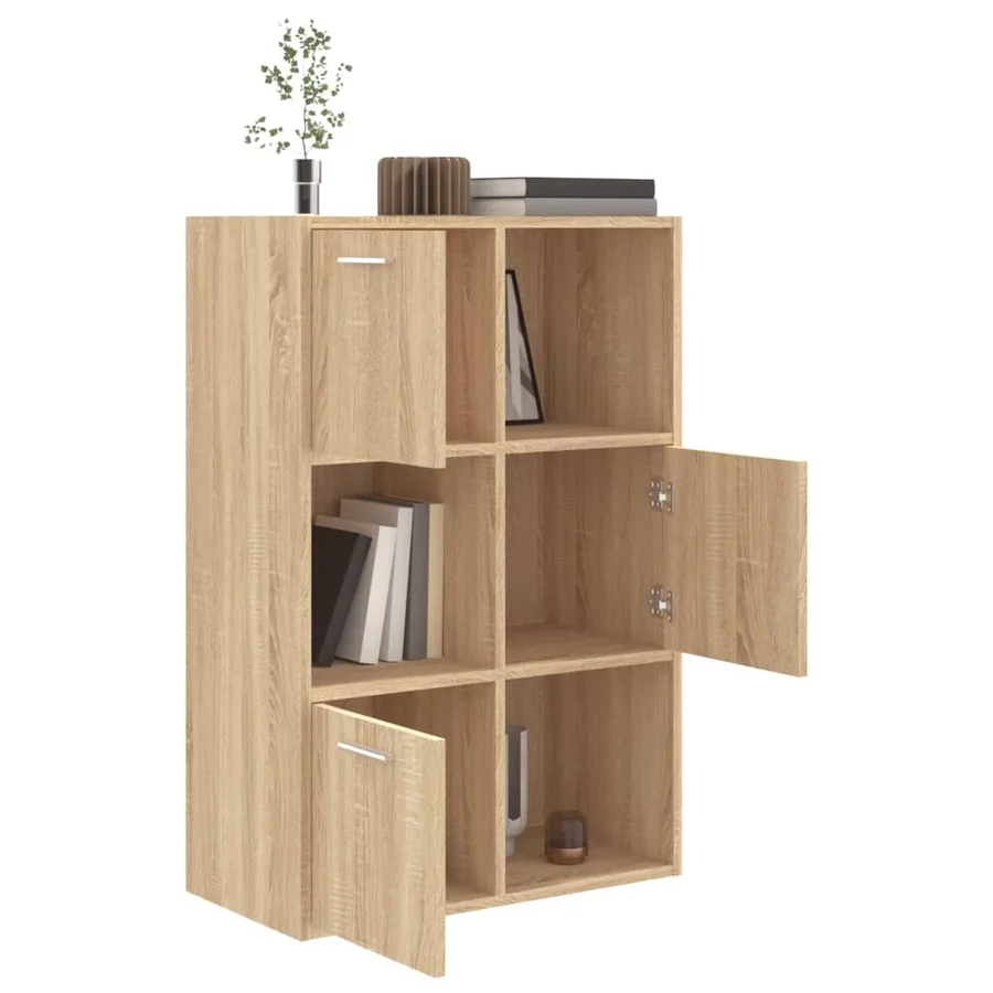 Armoire de rangement Chêne sonoma 60x29,5x90 cm Bois ingénierie - 5