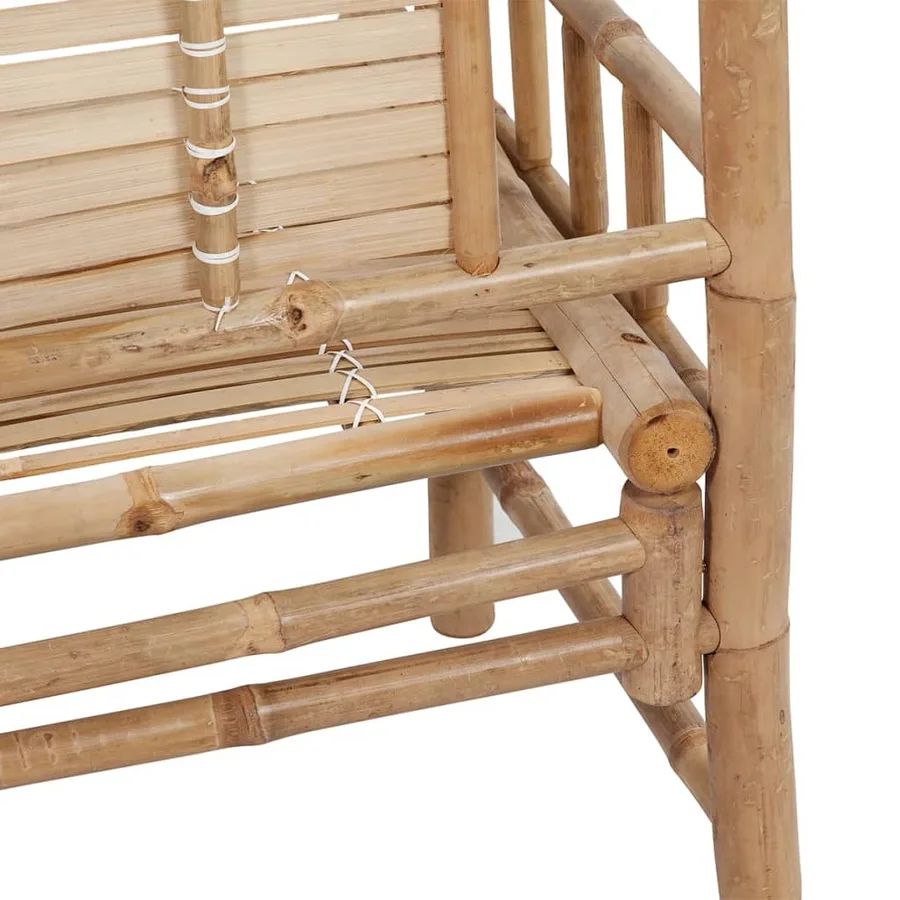 Banc de jardin 120 cm Bambou - 3