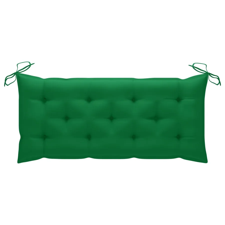 Banc de jardin avec coussin 120 cm Bambou - 8