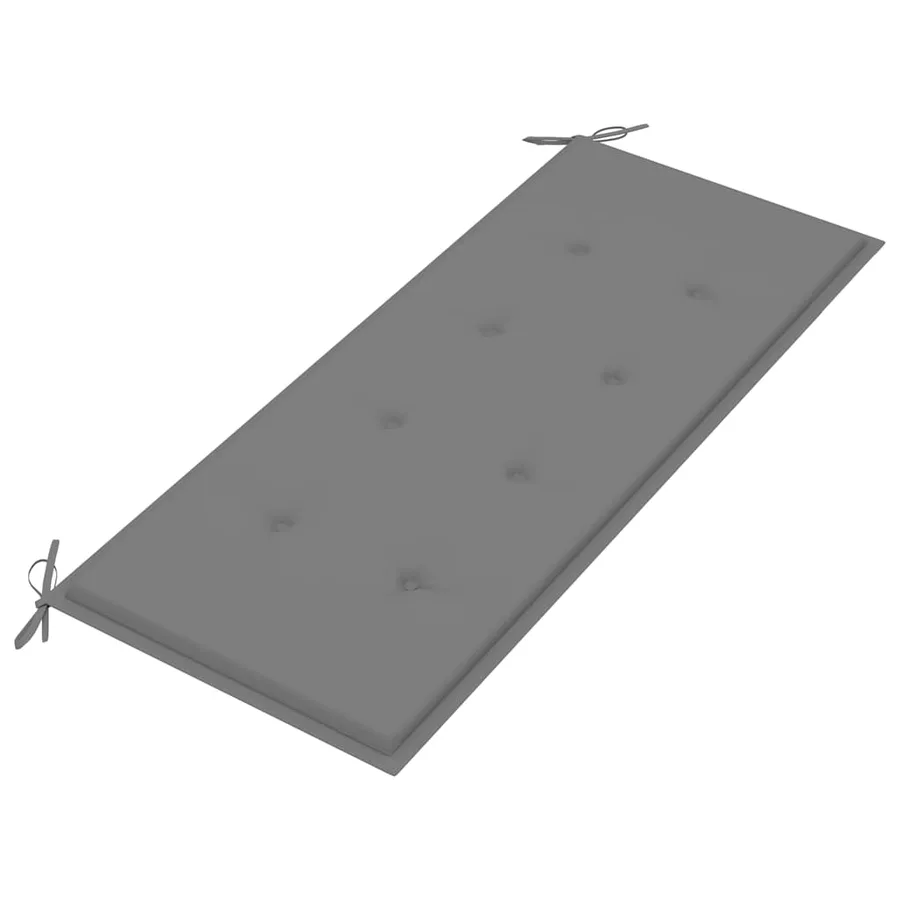 Banc de jardin avec coussin 120 cm Bambou - 5