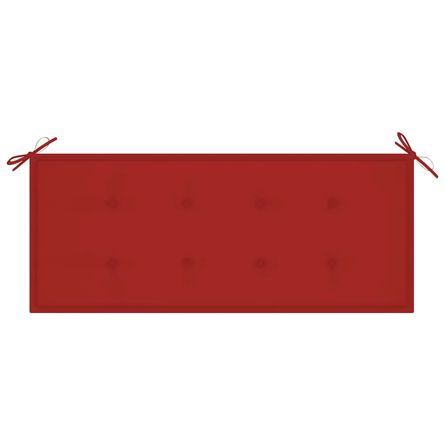 Banc de jardin avec coussin 120 cm Bambou - 6