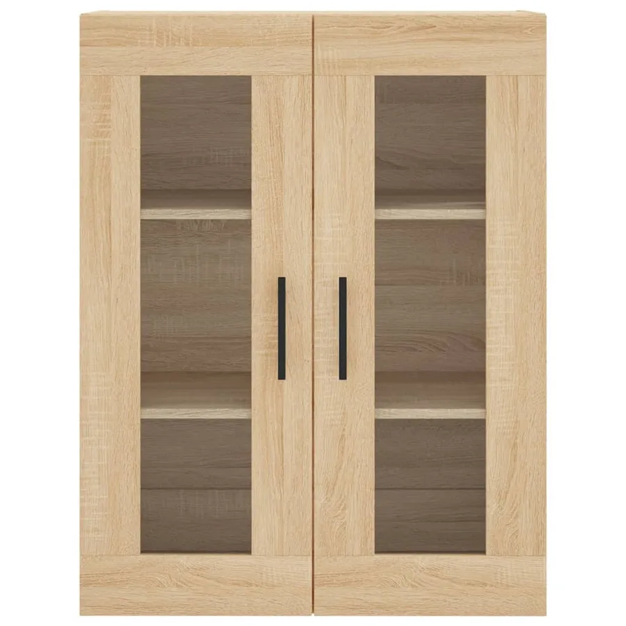 Buffet haut Chêne sonoma 69,5x34x180 cm Bois d'ingénierie - 6