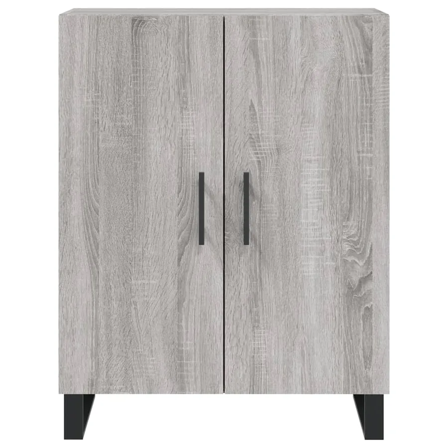Buffet haut Sonoma gris 69,5x34x180 cm Bois d'ingénierie - 8