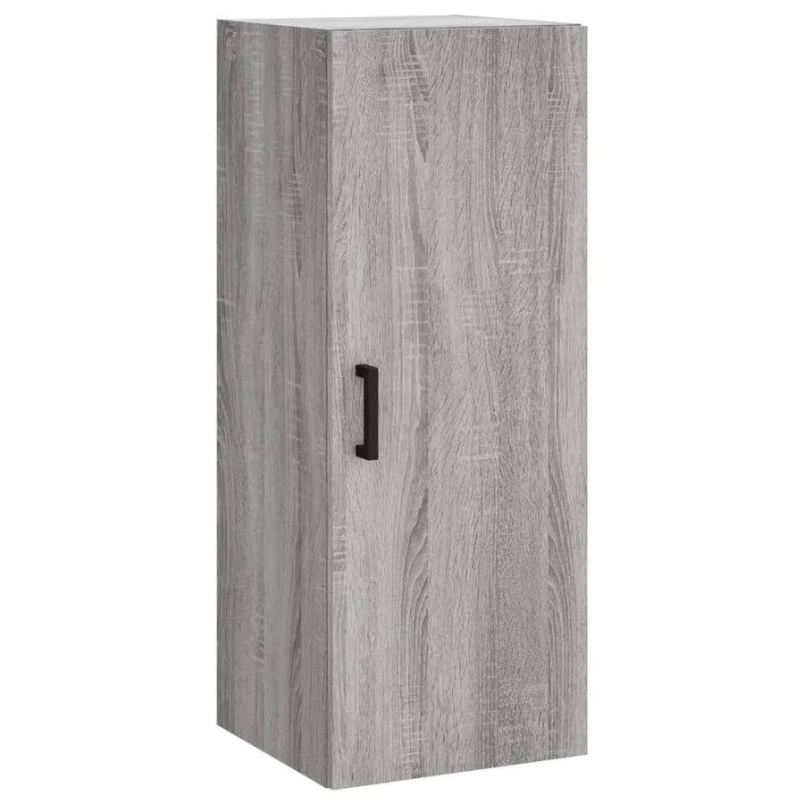Buffet haut Sonoma gris 34,5x34x180 cm Bois d'ingénierie - 5