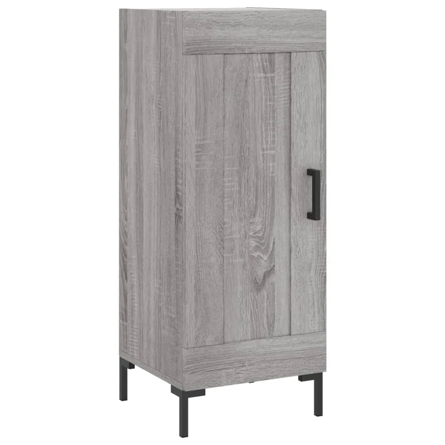Buffet haut Sonoma gris 34,5x34x180 cm Bois d'ingénierie - 7