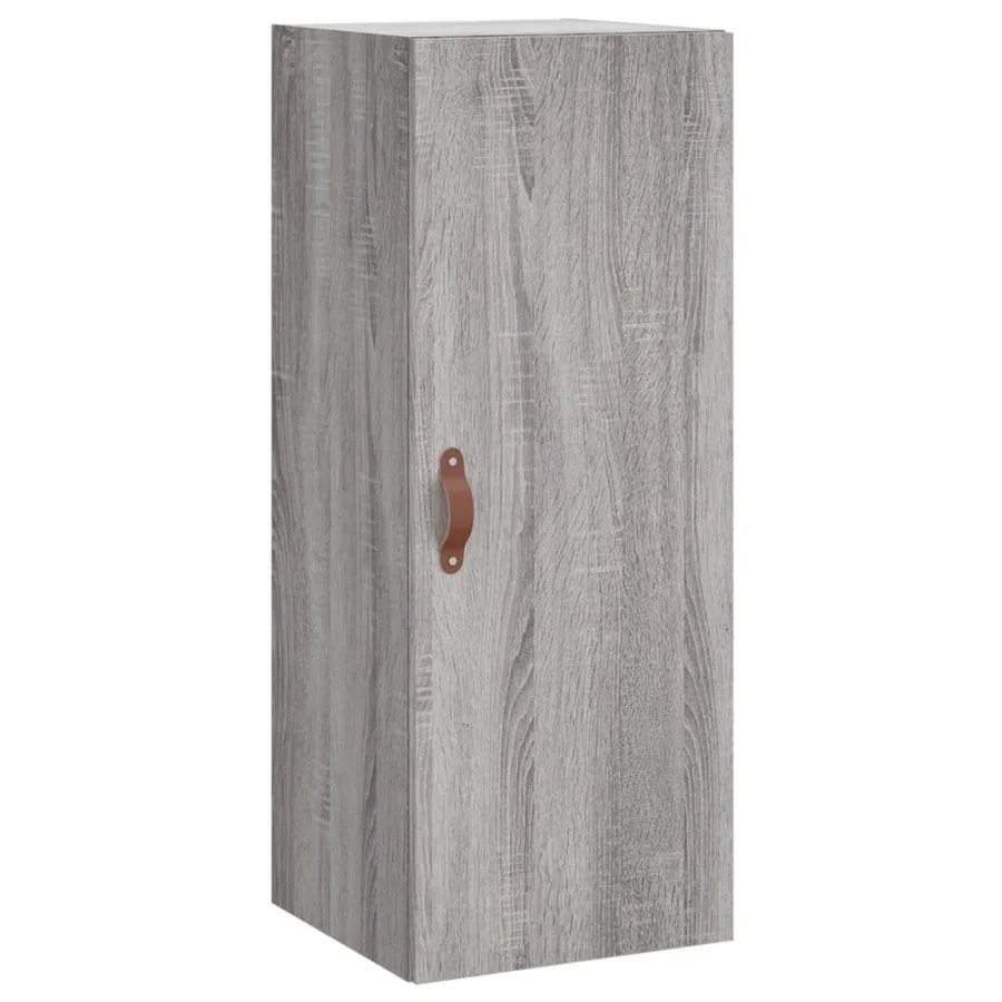Buffet haut Sonoma gris 34,5x34x180 cm Bois d'ingénierie - 7