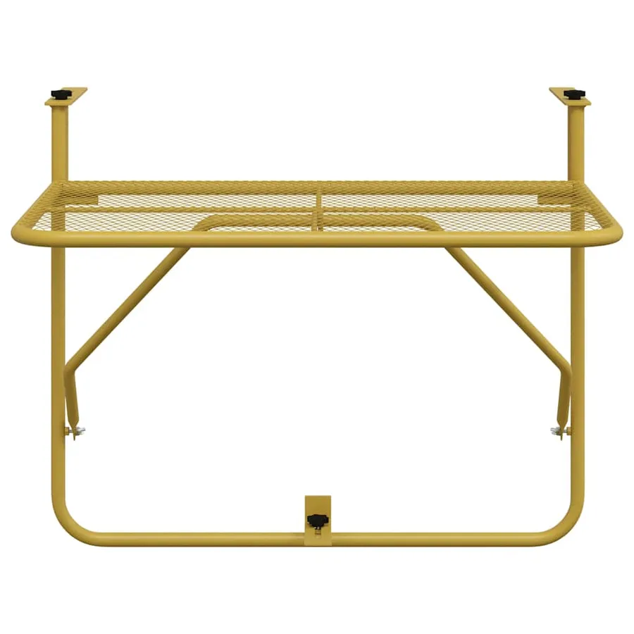Table de balcon Doré 60x40 cm Acier - 6