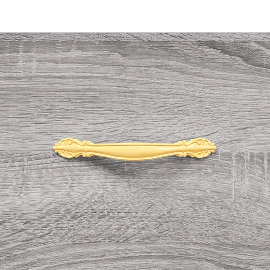 Buffet haut Sonoma gris 69,5x34x180 cm Bois d'ingénierie - 9