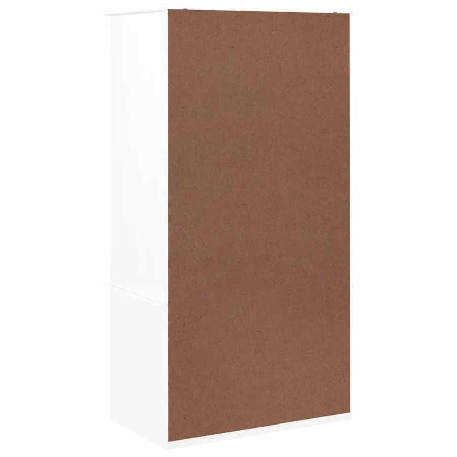 Garde-robe ALTA blanc 90x55x170 cm bois massif de pin - 6