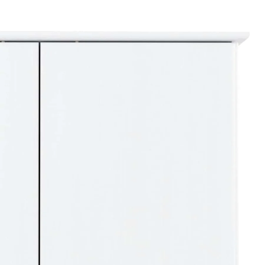 Garde-robe ALTA blanc 90x55x170 cm bois massif de pin - 7