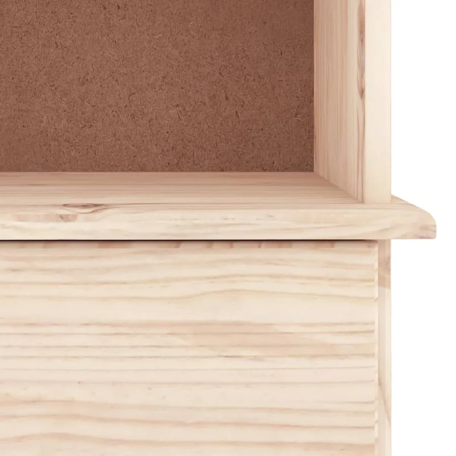 Bibliothèque avec tiroirs ALTA 77x35x186,5cm bois massif de pin - 8