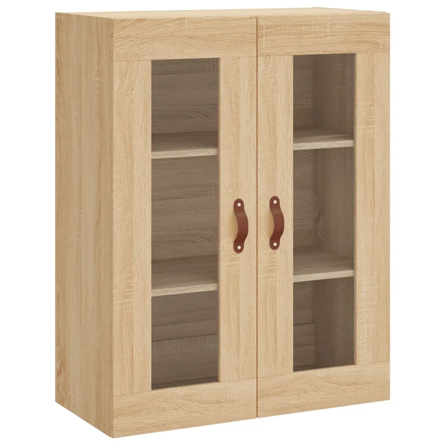 Buffet haut Chêne sonoma 69,5x34x180 cm Bois d'ingénierie - 4