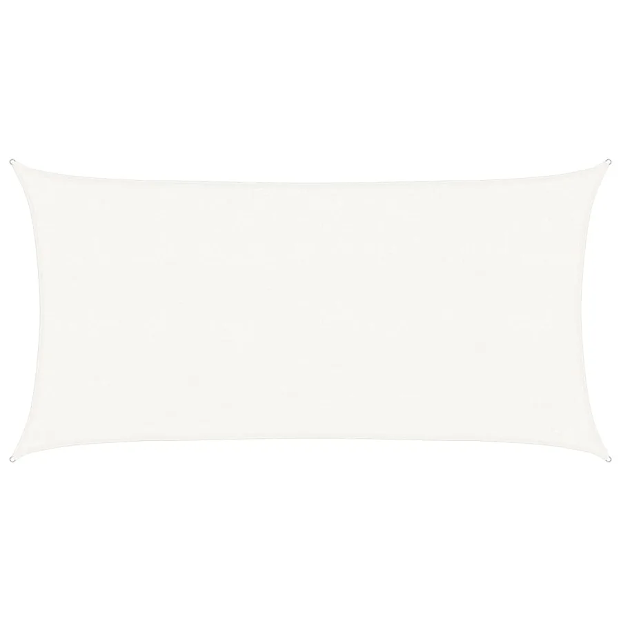 Voile d'ombrage 160 g/m² Blanc 2,5x5 m PEHD - 2