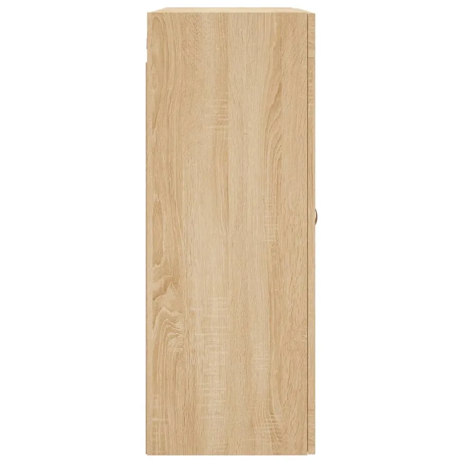 Armoires murales 2 pcs chêne sonoma bois d'ingénierie - 7
