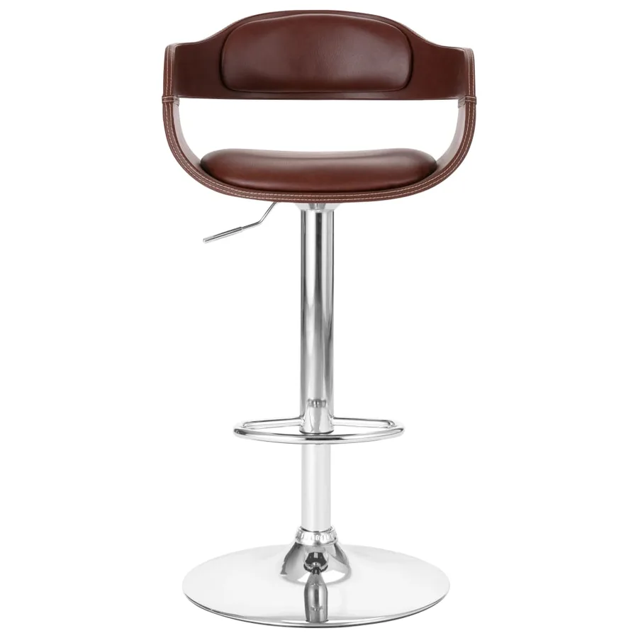 Tabouret de bar Marron Similicuir - 2