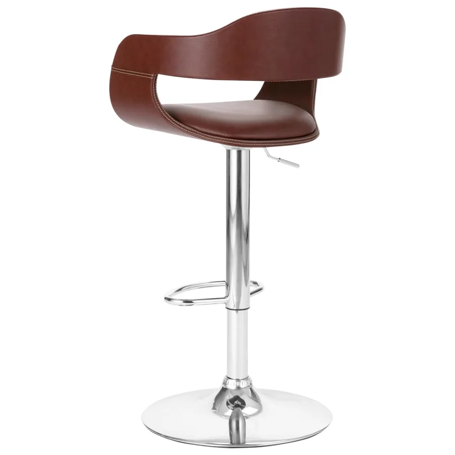 Tabouret de bar Marron Similicuir - 3