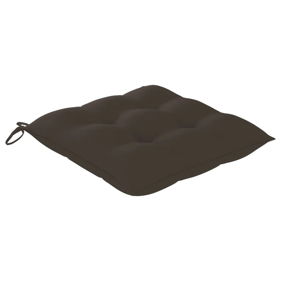 Chaises pliables de jardin avec coussins lot de 6 Bois de teck - 8