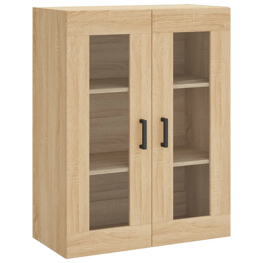 Armoires murales 2 pcs chêne sonoma bois d'ingénierie - 5
