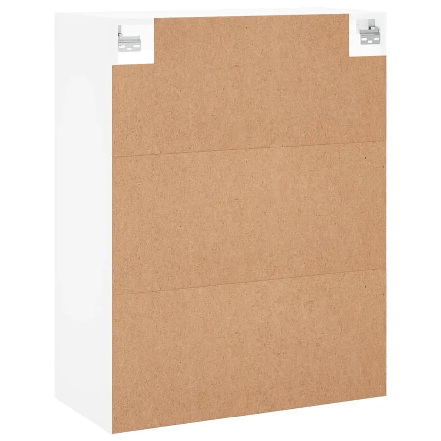 Armoires murales 2 pcs blanc bois d'ingénierie - 8