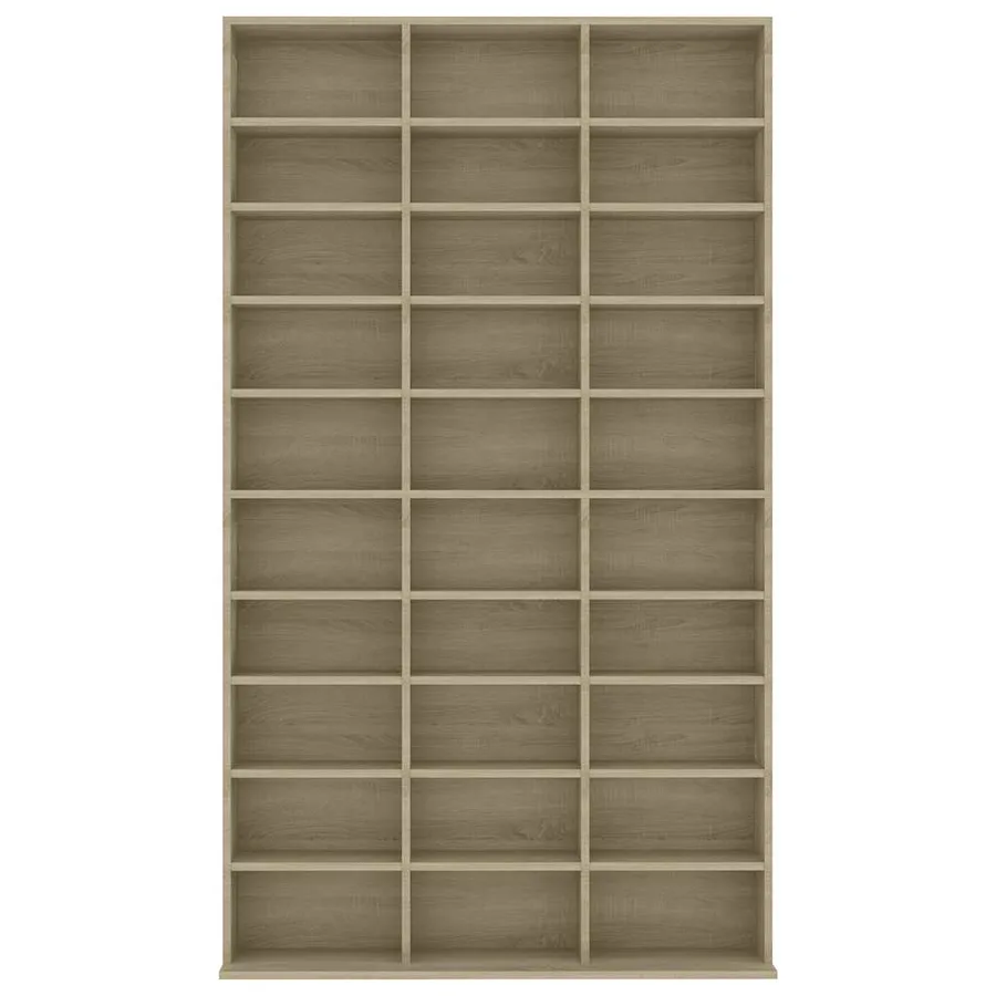 Armoire à CD Chêne sonoma 102x23x177,5 cm Bois d'ingénierie - 3