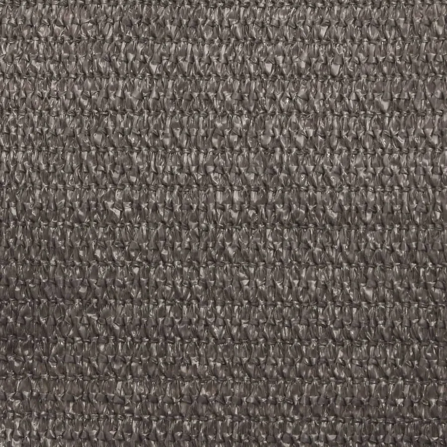 Voile d'ombrage 160 g/m² Anthracite 3x3x4,2 m PEHD - 9