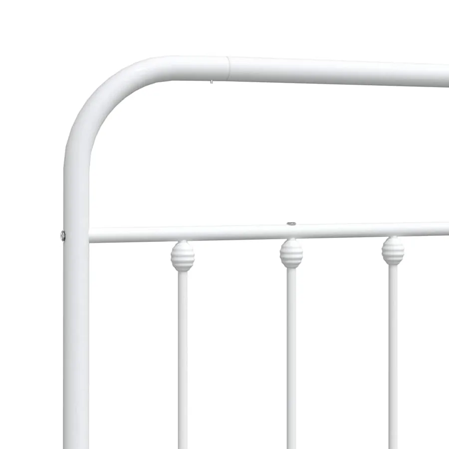 Tête de lit de remplacement métal blanc 120 cm - 6