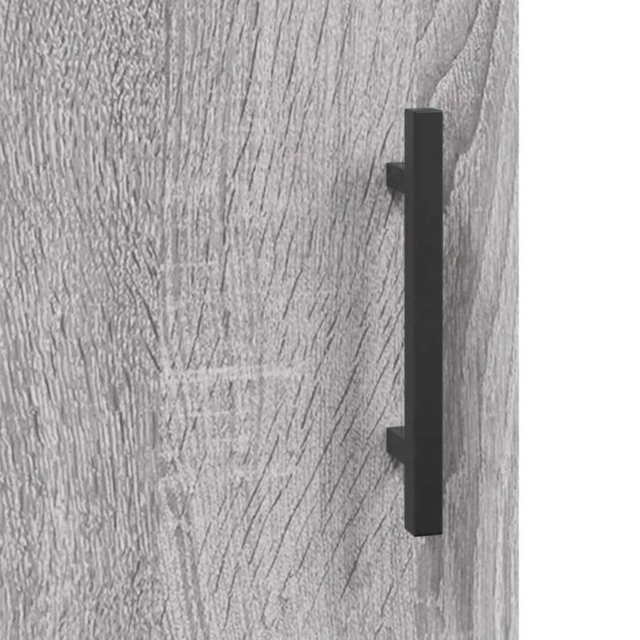 Armoire murale sonoma gris 34,5x34x90 cm - 12