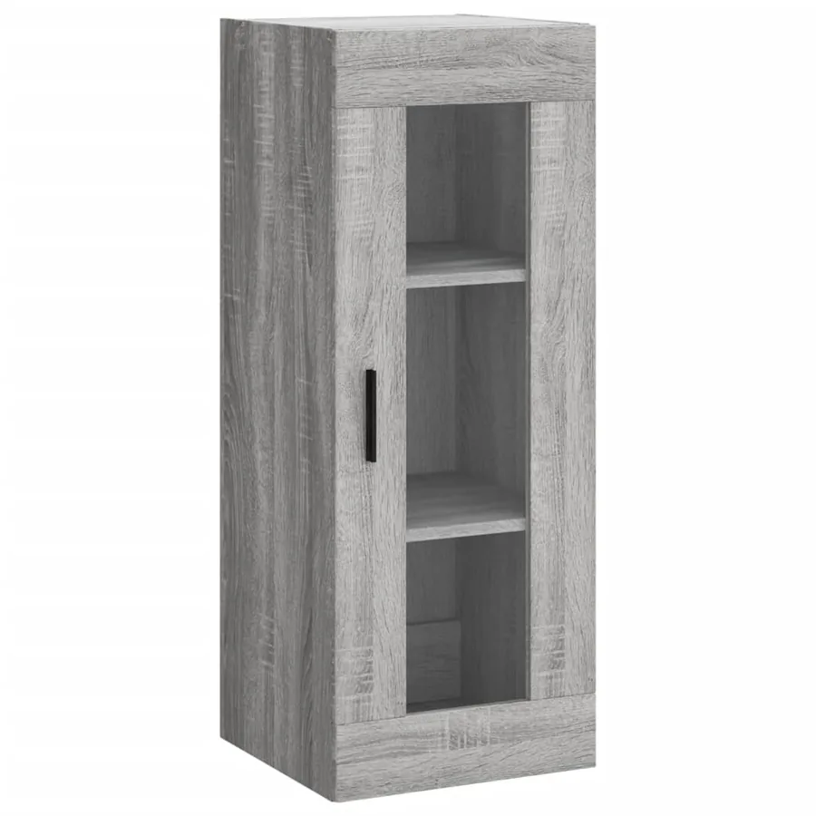 Buffet haut Sonoma gris 34,5x34x180 cm Bois d'ingénierie - 7