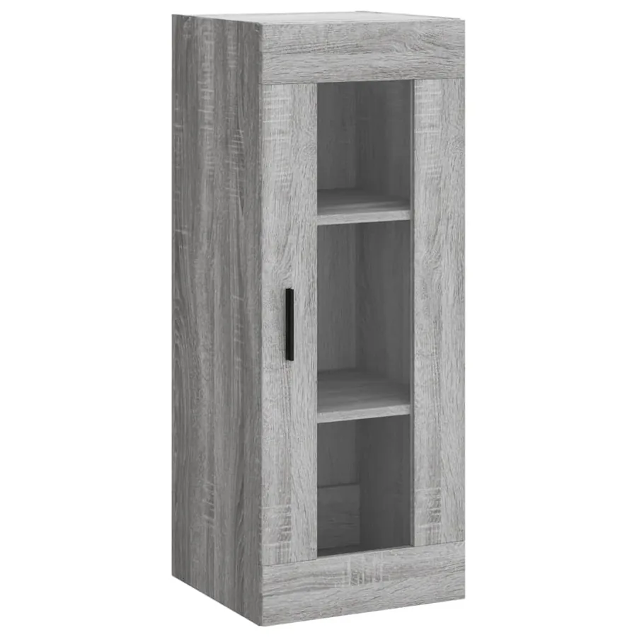 Buffet haut Sonoma gris 34,5x34x180 cm Bois d'ingénierie - 5