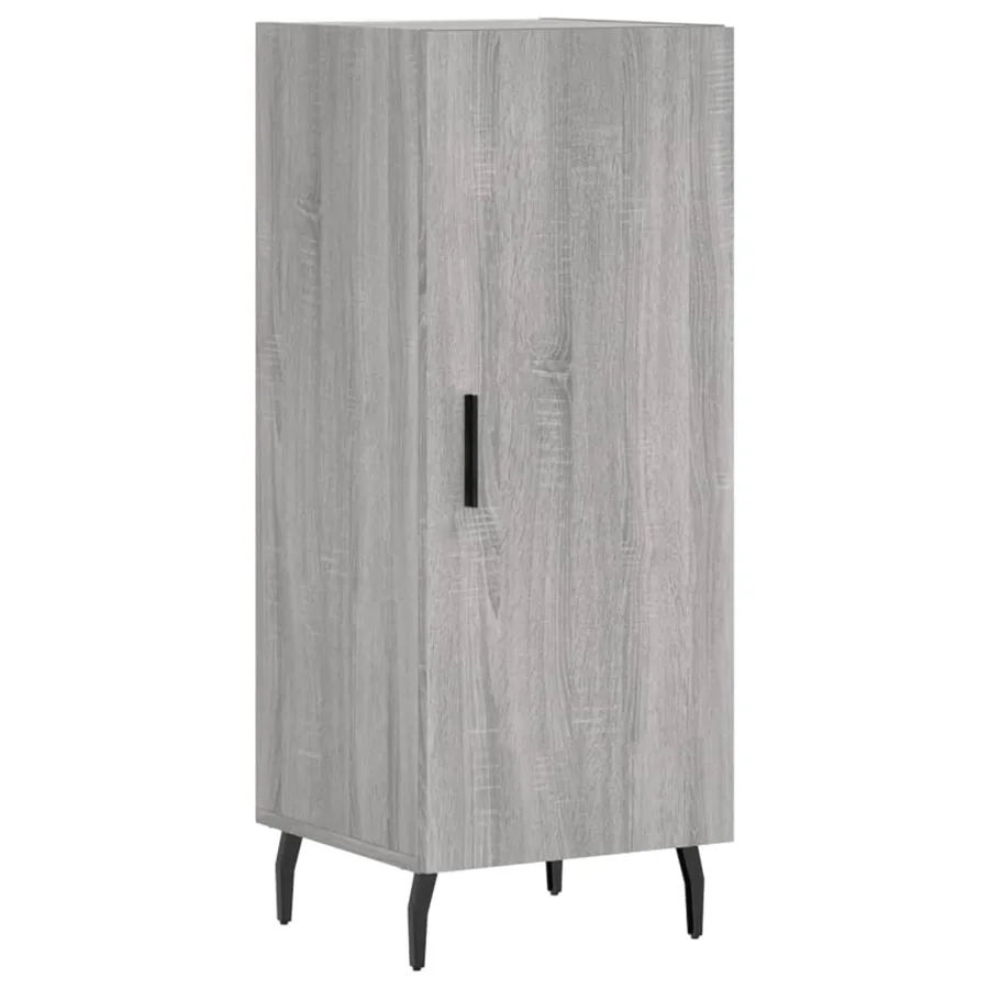 Buffet haut Sonoma gris 34,5x34x180 cm Bois d'ingénierie - 7