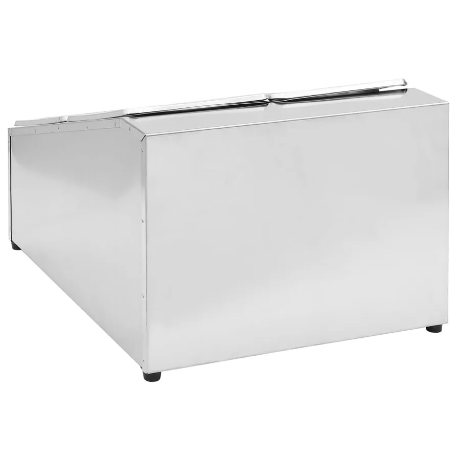 Récipient Gastronorm avec 4 bacs GN 1/6 Acier inoxydable - 5