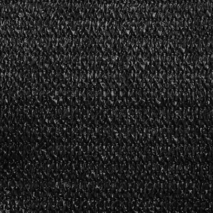 Voile d'ombrage 160 g/m² Noir 4x5 m PEHD - 9