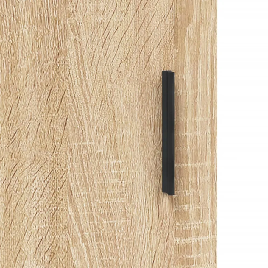 Armoires murales 2 pcs chêne sonoma bois d'ingénierie - 9