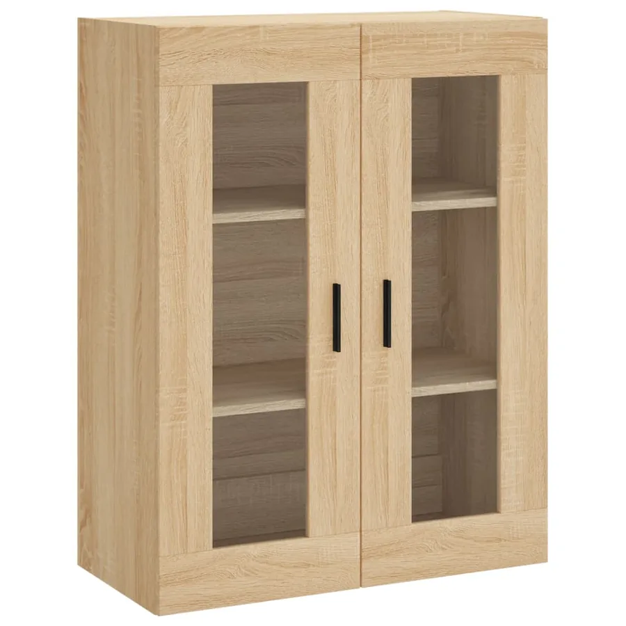 Buffet haut Chêne sonoma 69,5x34x180 cm Bois d'ingénierie - 5