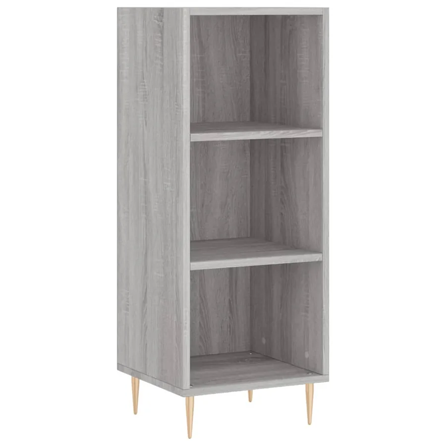 Buffet haut Sonoma gris 34,5x34x180 cm Bois d'ingénierie - 7